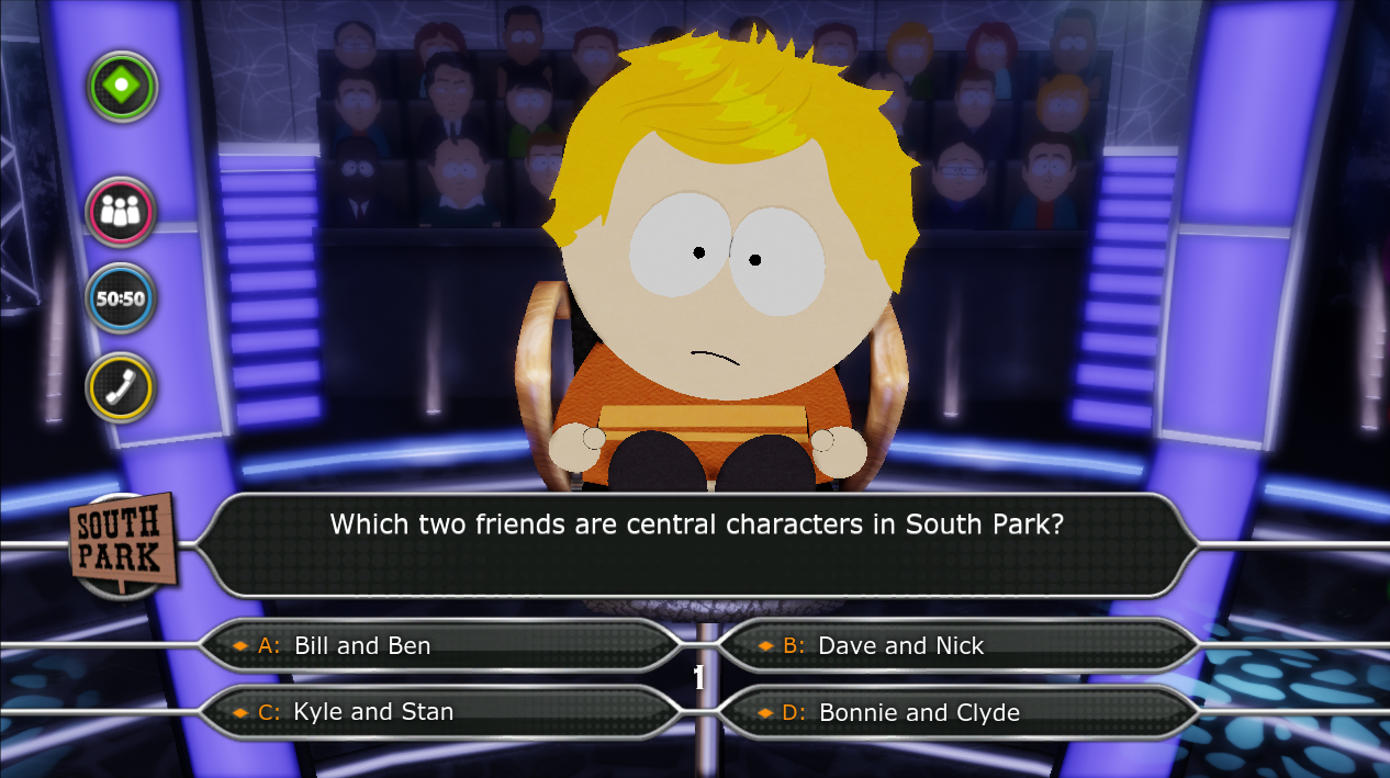 South Park, South Park Millionaire, Special Edition, South Park Millionaire Special Edition Review, Who Wants to be a Millionaire, Xbox 360, X360, Xbox, Trivia, Board Game, Game,Review, Reviews, 