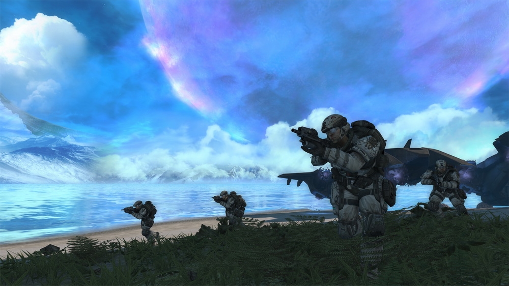 Halo Combat Evolved, Anniversary, Microsoft, X360, Xbox 360, Xbox, Video Game, Game, Review, Reviews, Screenshot 1