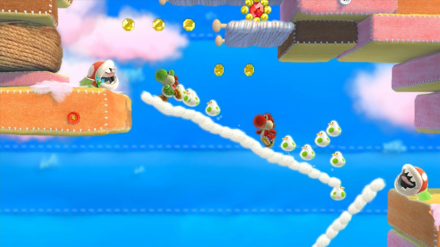 Yoshi’s Woolly World Wii U Review Screenshot 2